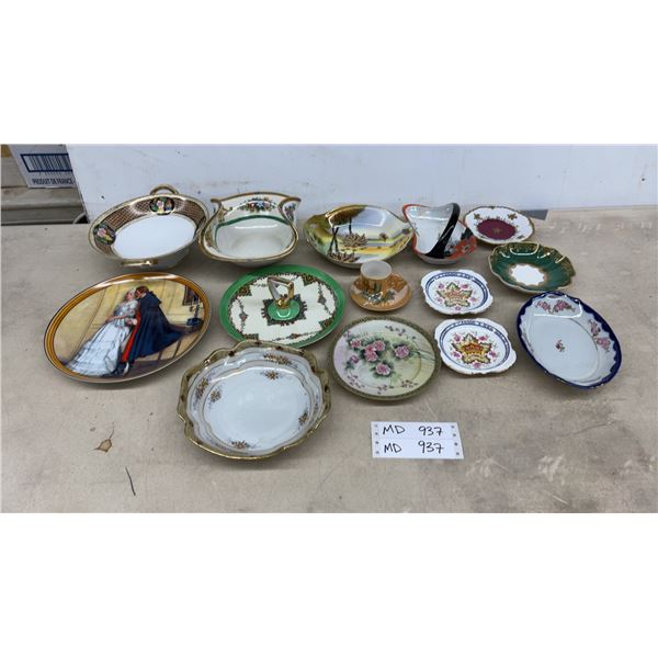 Norman Rockwell "The Unexpected Proposal" Collector Plate and Assorted China, Mostly Noritake and