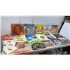 Image 1 : Collection of Vinyl LPs and 45s Including Smurfs, Polish Artists, Moody Blues, and More