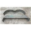 Image 1 : Steel Diamond Plate Trailer Fenders, Set of Two 73"