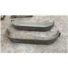 Image 3 : Steel Diamond Plate Trailer Fenders, Set of Two 73"