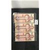 Image 1 : 3 Canada 1986 $2 Bills