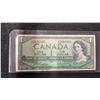 Image 5 : 3 1954 Canada $1 Bill