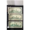 Image 2 : 3 1967 Canada $1 Bills
