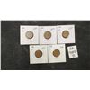 Image 1 : 5 Canadian Pennie's 1932,33,34,35,&36