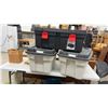 Image 1 : GSC Storage Locker 31 Gallon 33 x 19 x 13" and Rubbermaid Roughneck Storage Boxes