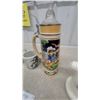 Image 4 : German-Style Ceramic Beer Stein with, Souvenir Mugs, and More