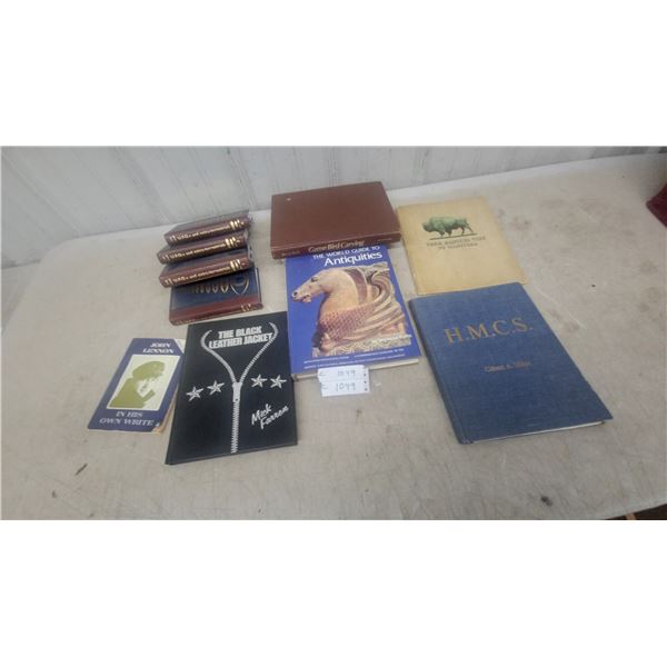 Collection of Books Including John Lennon in His Own Write, H.M.C.S., U.F.O.and More