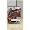 Image 2 : Nerf MicroShots Marvel Iron Man Blaster and Force Ares Transforming Robot Toy, Factory Sealed