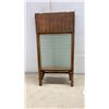 Image 5 : Repurposed Economy Glass Washboard Shelf 24 x 12" and Antique Oval Gilt Bevelled Glass Picture