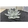 Image 2 : Fifth Avenue Crystal Ltd. "Lotus" Candleholder, 13 cm, Two Pieces with Original Boxes