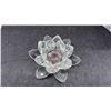 Image 3 : Fifth Avenue Crystal Ltd. "Lotus" Candleholder, 13 cm, Two Pieces with Original Boxes