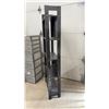 Image 3 : Sterilite Eight-Drawer Plastic Storage Cart and Five-Shelf Wooden Bookshelf, 65 x 24 1/2 x 9 1/2"