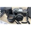 Image 3 : Minolta X-370 Camera with Nikon Series E 50mm Lens, Flash and Sony V569 Video Camera