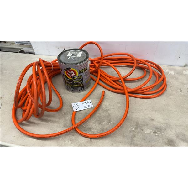 Black Fluid Film Noir Rust and Corrosion Protection 3.78 L and Orange Air Hose