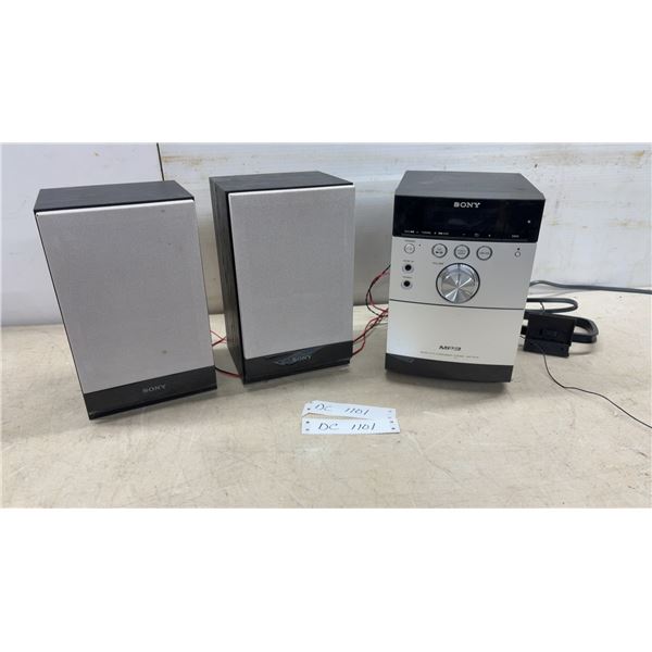 Sony CMT-EH15 Micro Hi-Fi Component System with Two Matching Speakers