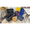 Image 1 : Mastercraft 210 L Deep Storage Totes, HDX 102 L Tough Tote, Bushel Basket, and More