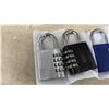 Image 2 : 3 Boxes of New Combination Locks 4per Box, 12 Total