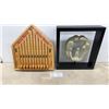 Image 1 : Rascal Toys Horse Races Wooden Dice Board Game and Framed Abstract Sculpture