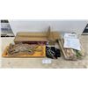 Image 1 : Wooden Hanging Swing Set Kit with Rope and Carabiner and Animal Toy Storage Organizer
