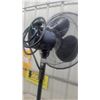 Image 4 : Windmere Black Pedestal Fan with Three Blades
