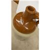 Image 6 : Vintage Two-Tone Stoneware Jug and Blow Butter Churn No. 20 Made in England