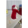 Image 5 : Standing Santa Claus Figurine with Christmas Tree and Gold Gift Bag 30" Tall