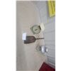Image 1 : Kitchen Scale, Metal Utility Scoop, and Railway Kerosene Lantern
