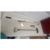 Image 1 : Lee Valley Long-Handle Weeding Tool, Bow Saw, Half-Moon Edger, and Stirrup Hoe