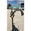 Image 6 : Vintage Cast Iron Bird Bath with Ornate Scrolled Base, Bird Cage Stand, and More