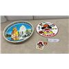 Image 1 : Grain Belt Beer Advertising Tray and Shrine Circus Dazzle Clown Patches