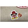 Image 6 : Grain Belt Beer Advertising Tray and Shrine Circus Dazzle Clown Patches