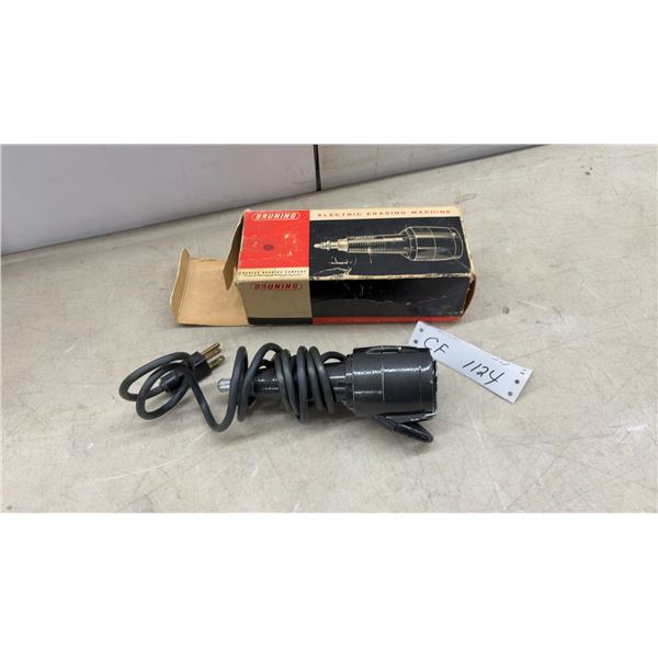 Bruning No. 10-200 Electric Erasing Machine with Original Box