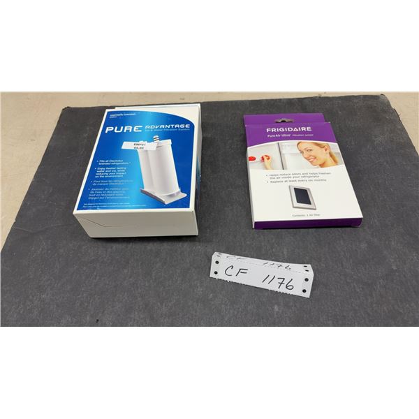 Electrolux Pure Advantage EWF01 Ice and Water Filter and Frigidaire Pure Air Ultra Air Filter