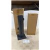 Image 1 : SLIMU In-Ground Umbrella Base, Black Metal, Square Base Plate with Hardware, Set of 2