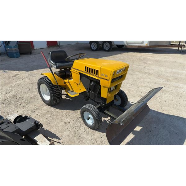 Sears ST16 Garden Tractor with Front-Mount Blade and Snowblower
