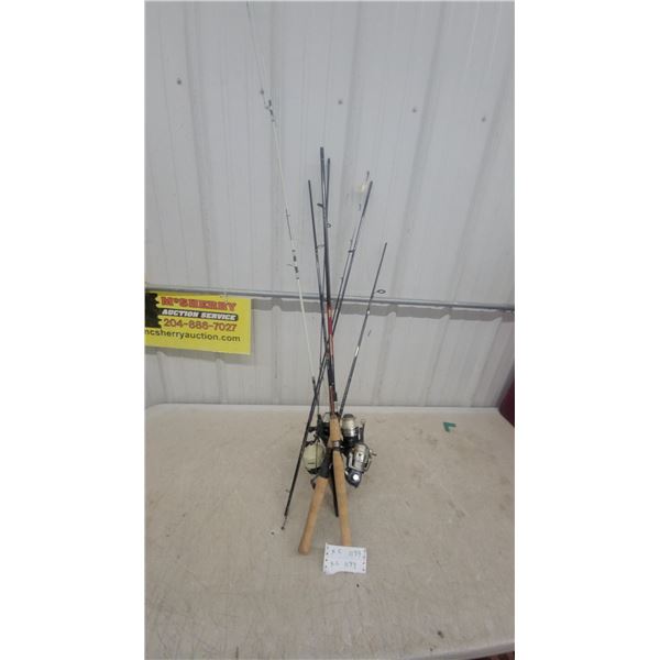 Penn Affinity and Shimano Spinning Reels with Fishing Rods and More