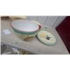 Image 4 : Certified International Tuscan Harvest Jumbo Planter Pot with Underplate, Wicker Basket, and More