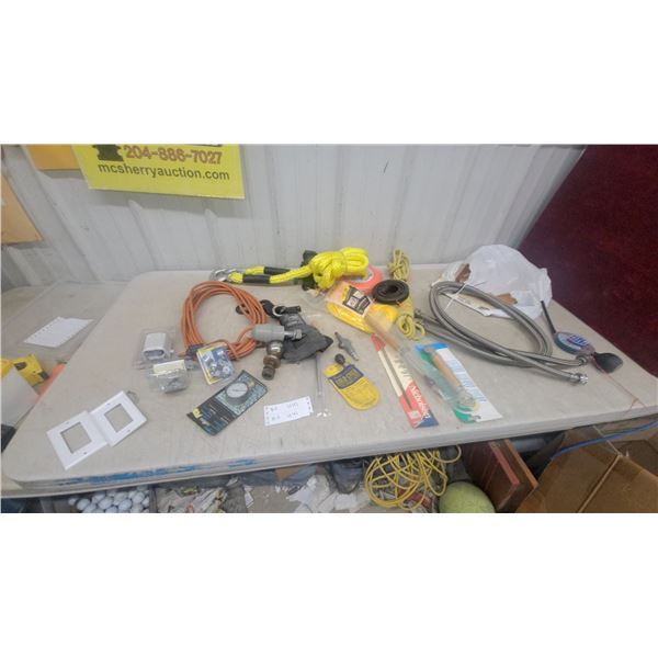 Nicholson File, Cold-Chek Antifreeze Tester, Braided Water Supply Lines, Rope, and More