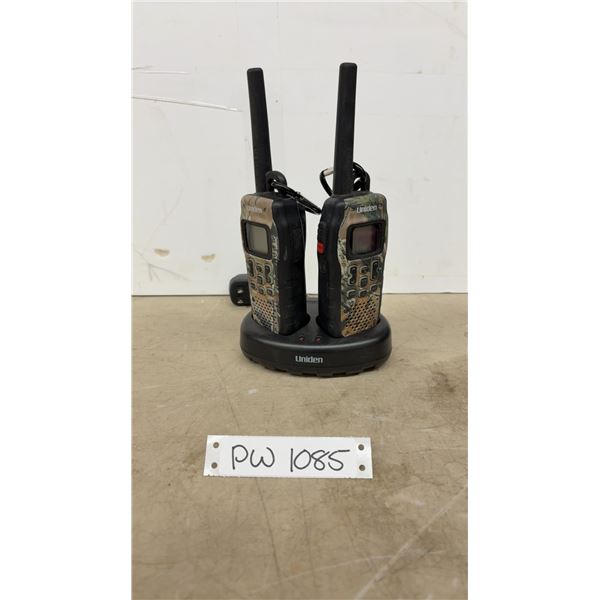 2 Uniden Walkie Talkies with Charger