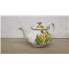 Image 7 : 4 Teapots, Cookie Jar Lid, and 1 China Man &Women