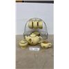 Image 1 : Matching Set of Coffee Cups, Teapot, Cream and Sugar Jars