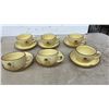 Image 8 : Matching Set of Coffee Cups, Teapot, Cream and Sugar Jars