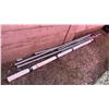 Image 1 : PVC Conduit Piping, Rebar Garden Stakes, and Partial Roll of Polly