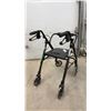 Image 6 : Dana Douglas 4200 DX Rollator Walker with Seat and Hand Brakes