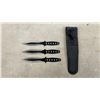 Image 10 : 2 Knifes and a Set of 3 Throwing Knives Largest 14" Long