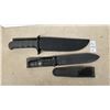 Image 1 : 2 Knifes and a Set of 3 Throwing Knives Largest 14" Long