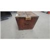 Image 5 : Antique Hand-Painted Folky Wooden Immigrant Trunk with Floral Motifs, Dated 1867 17 x 36 x 18"