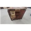 Image 8 : Antique Hand-Painted Folky Wooden Immigrant Trunk with Floral Motifs, Dated 1867 17 x 36 x 18"