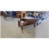 Image 5 : Art Deco Railway Station Bench with Slatted Back, Circa 1930s 56" Wide