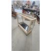 Image 4 : Vintage Wooden and Glass Slant-Top Retail Display Case 41 x 47 x 21"